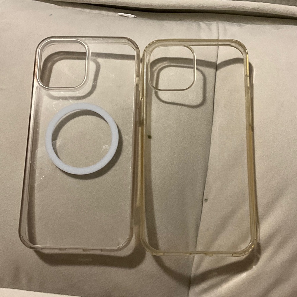 Transparent Phone Case with MagSafe Compatibility